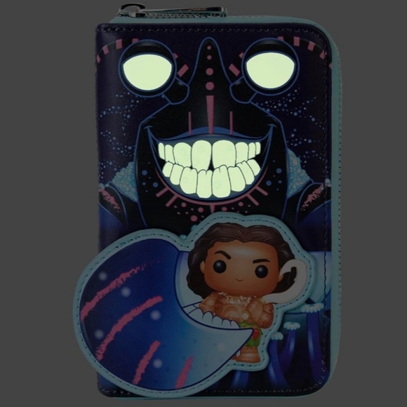 #47 Loungefly Disney Villains: Moana - Tamatoa Glow in The Dark Mini-Backpack. main image 8